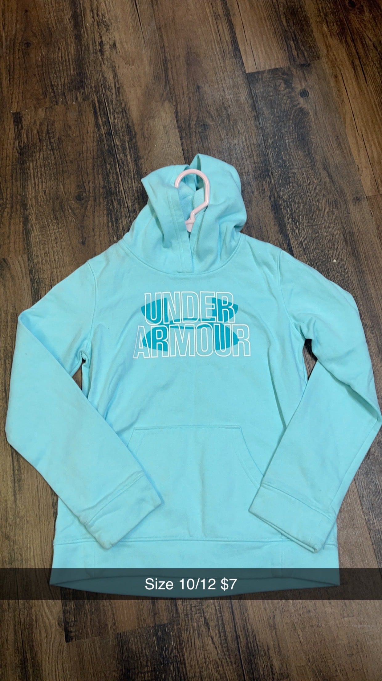 #74 10/12 under armor hoodie