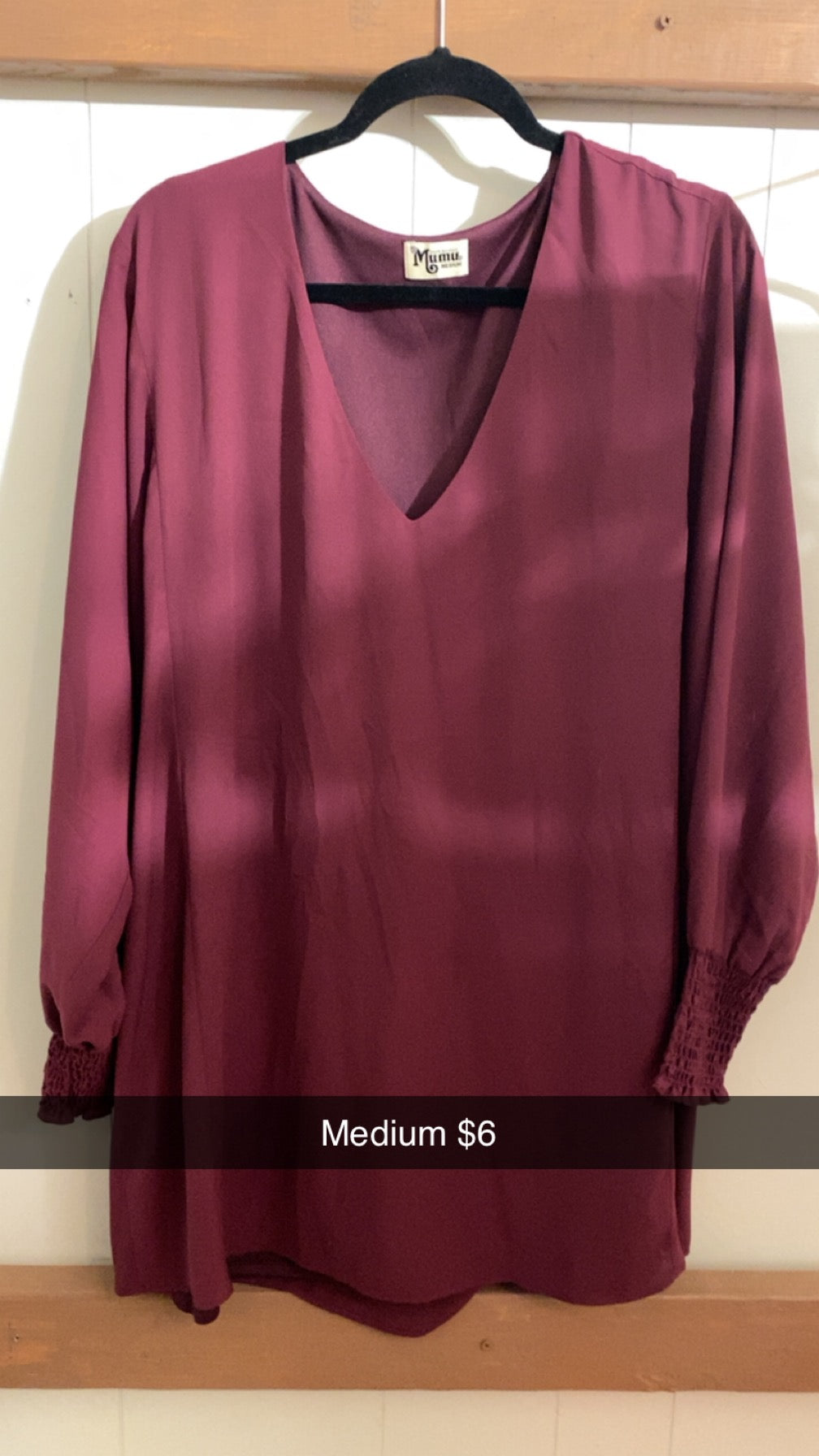 #157 Medium Maroon Dress