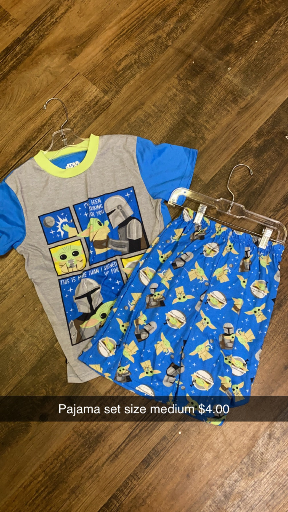 #144 boys medium PJ set