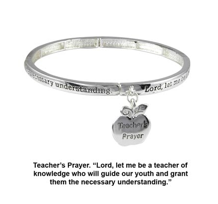 Teachers Prayer Bracelet