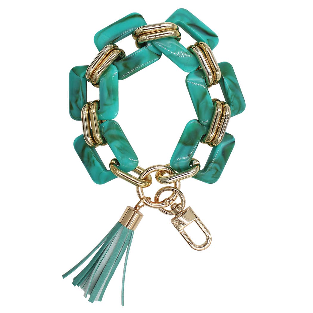 Bracelet Keychain with Tassel