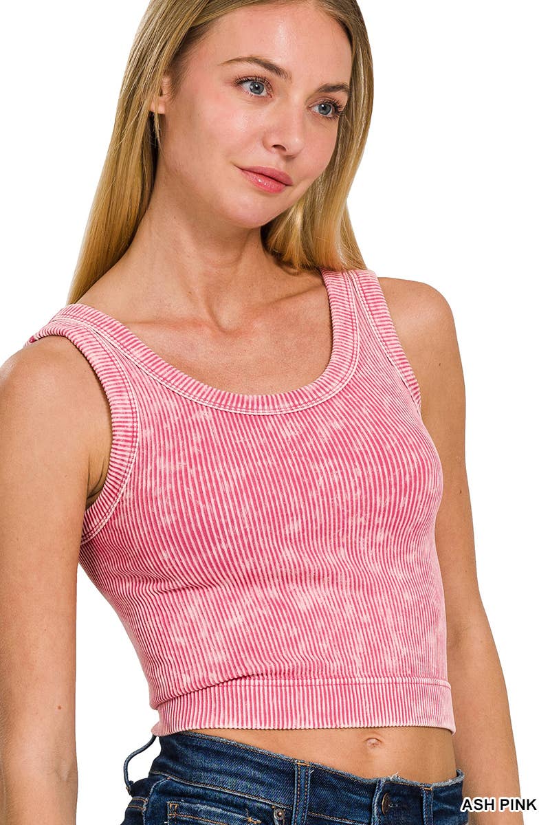 Ribbed Top ASH PINK