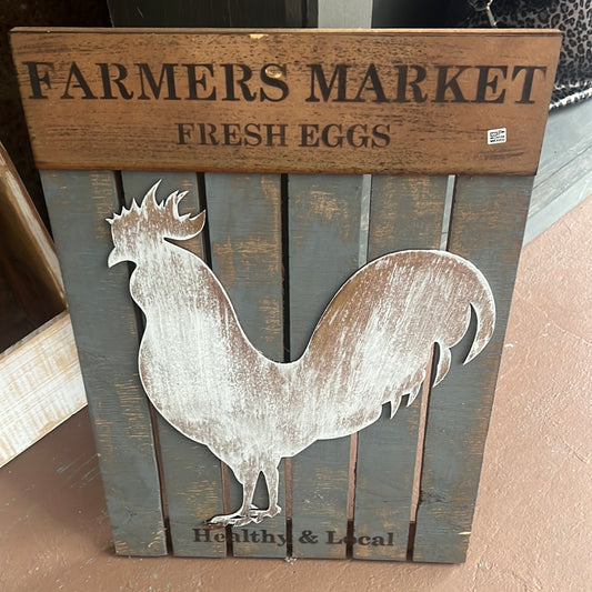 Farmers Market Fresh Eggs Decor