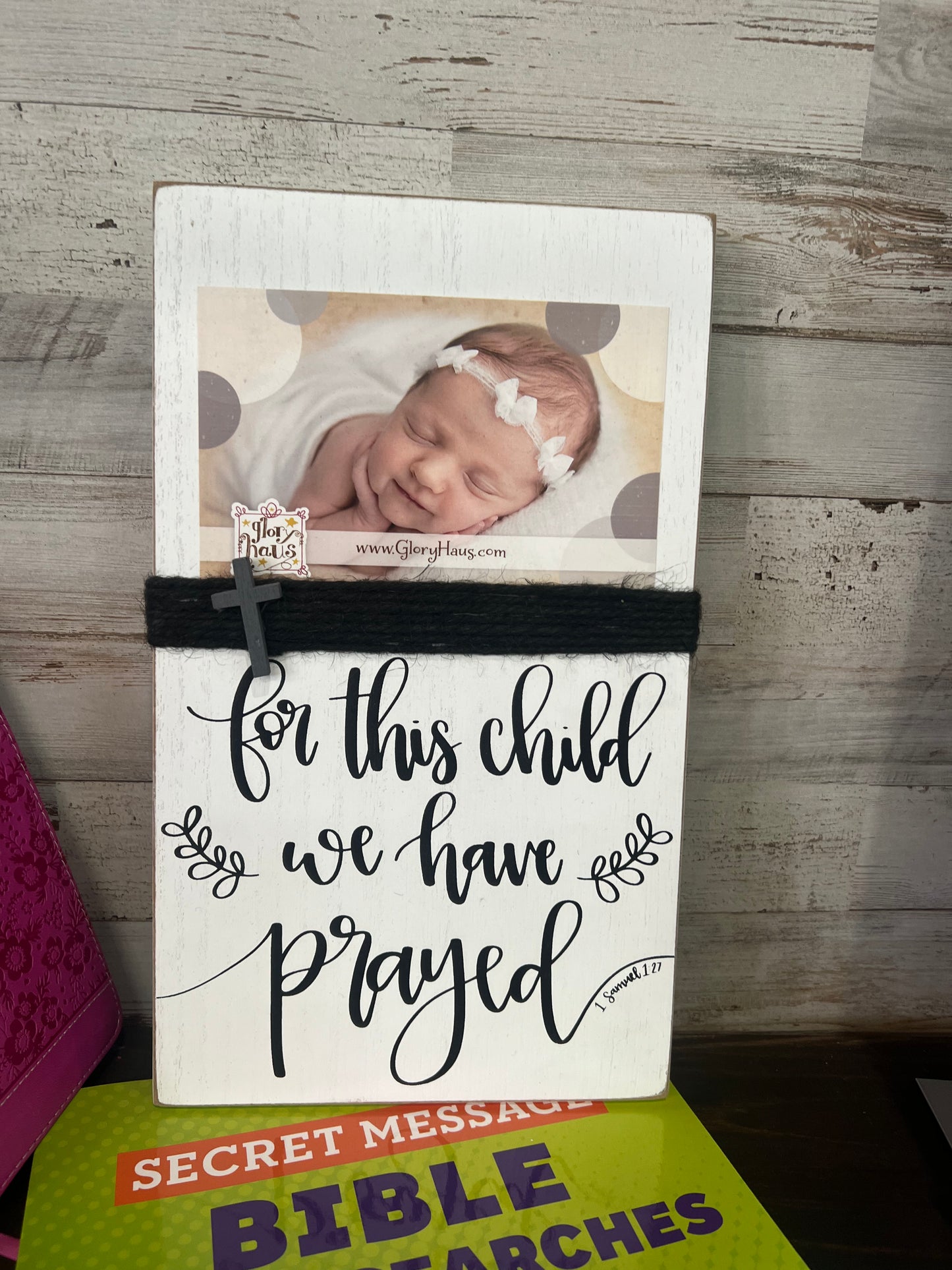 For This Child We Have Prayed Photo Frame