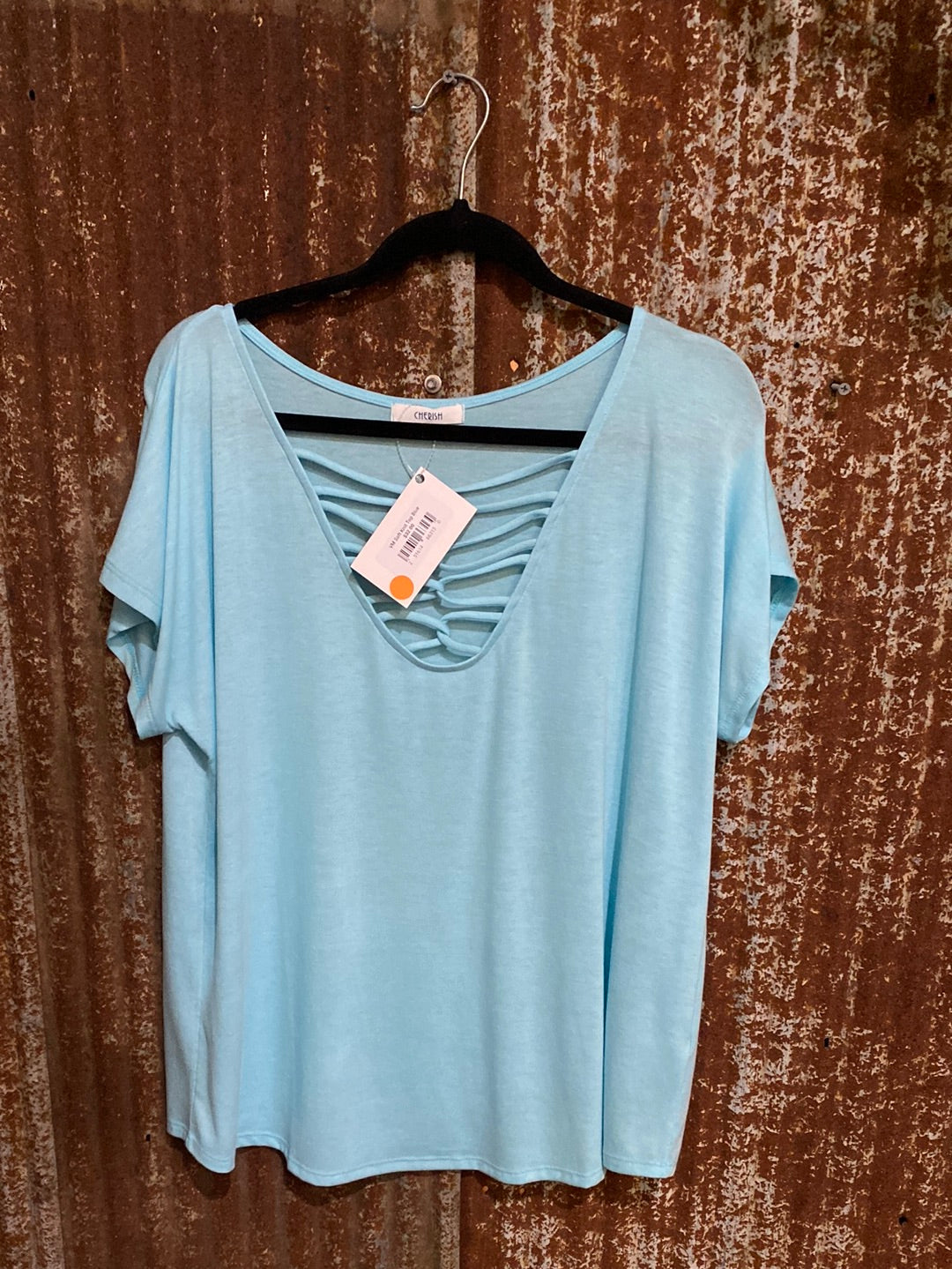 Sale Blue Criss Cross