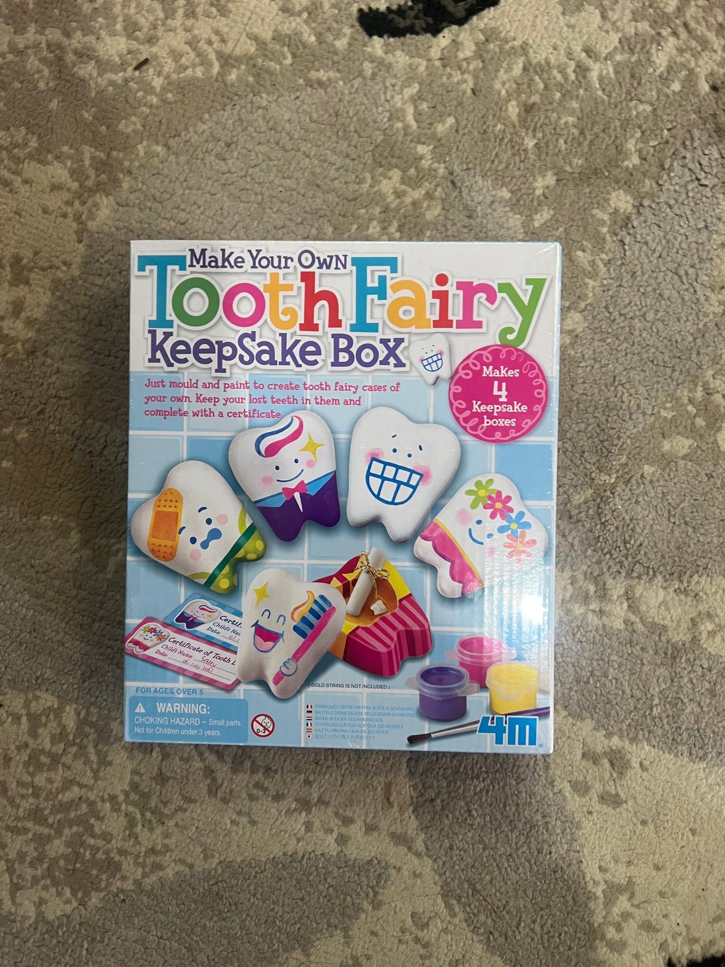 Tooth Fairy Keepsake Box Kit