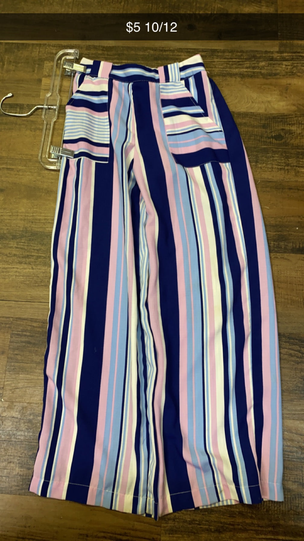 #2 girls 10/12 striped pants
